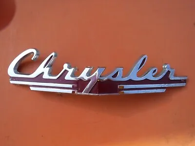 Nos Chrysler Hood Emblem 40's 50's • $145