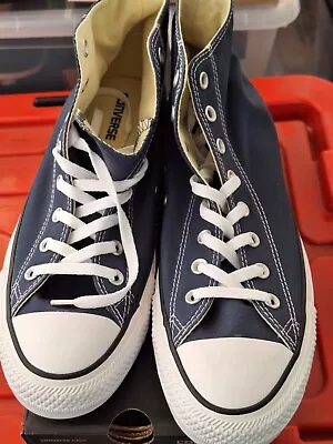 Blue Converse Chuck Taylor All Star Hi Tops-Casual-Style-Street-Mens 11-Wmn 13 • $37.50