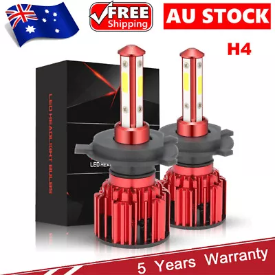Pair 9003/H4 LED Headlight Bulbs Conversion Kit High&Low Beam 6500K Bright White • $16.59
