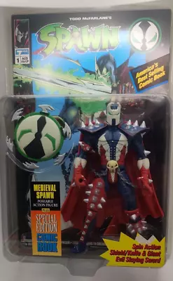 McFarlane Toys/Todd Toys Medieval Spawn (blue) Series 1 Action Figure 1994 • $17.95