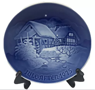 Royal Copenhagen Christmas Plate JULE AFTER 1975 B&G At Old Water Mill • $11.70