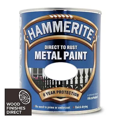 Hammerite Direct To Rust Metal Paint Smooth Finish - All Sizes & Colours • £25.64