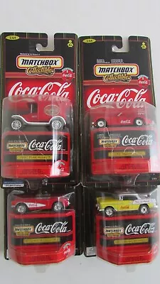 Matchbox Lot Of 4 Premiere Coca-Cola Themed Vehicles • $8