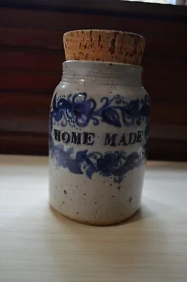 Stoneware Crock W/ Cork Stopper From Alexandria Virginia Pottery  • $10