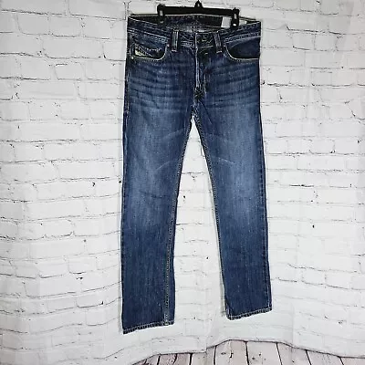Diesel Jeans Mens 30x30 Blue Denim Safado Regular Straight Stretch 5 Pocket • $40