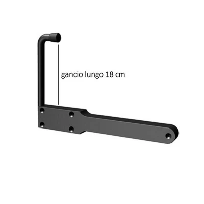 Socchiudi Finestra Nero IBFM 638C - Fermaporta In PVC 100mm Per Finestre E Porte - Foto 4
