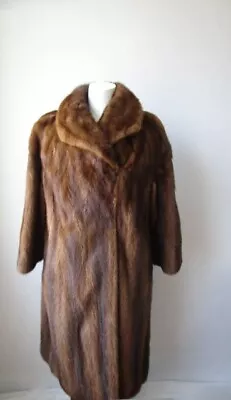 Women's Sz 12 Canadian Real Mink Fur Coat MINT CLEARANCE SALE! 🔥 • $325