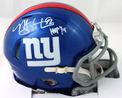 Michael Strahan Signed New York Giants Mini Helmet W/HOF - Beckett W Auth *White • $179