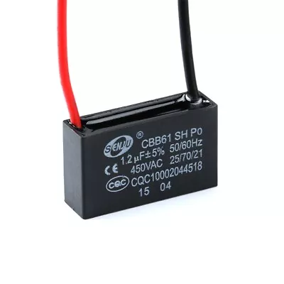 CBB61 Motor Fan Start Capacitor 450V 1/1.2/1.5/1.8/2/2.5/3/3.5/4/4.5-20uF • $4.07