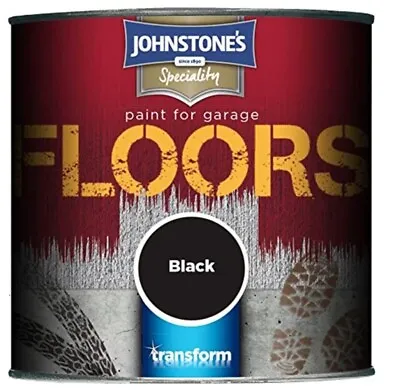 £9.39 • Buy Johnstone's Garage Floor Paint Black Semi-gloss Concrete Floors Wood 250ml