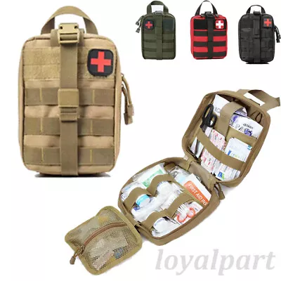 Tactical First Aid Pouch Kit Survival Military Medical Bag Utility Emergency Bag • $11.95