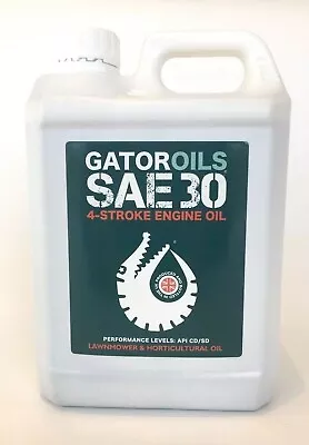 2 Litre Gator SAE30 4 Stroke Horticultural Lawnmower Oil Briggs & Stratton Honda • £11.99