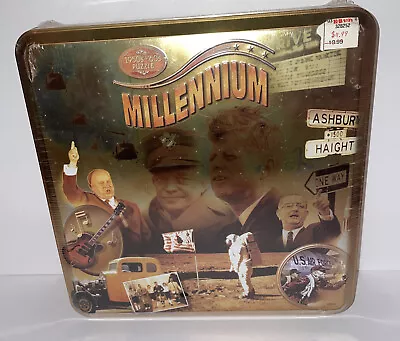 Milton Bradley Hasbro 1950s-60's Millennium 1000 Piece Puzzle Moon Planet Earth • $21.99