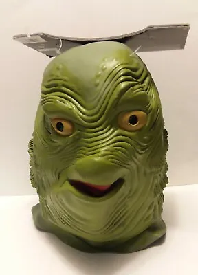 NWT Creature From The Black Lagoon Adult Halloween Mask Universal Monsters Green • $24.95