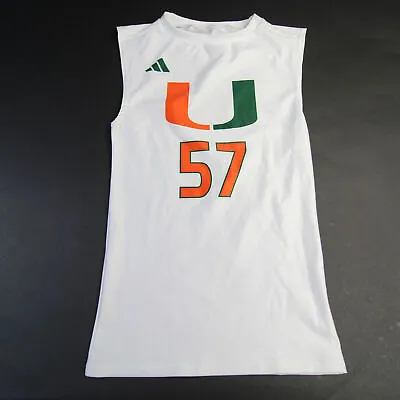 Miami Hurricanes Adidas Sleeveless Shirt Men's White New • $20.99