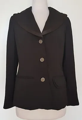 QUEENSPARK Womens Black Blazer/Jacket Size 8 • $36.95