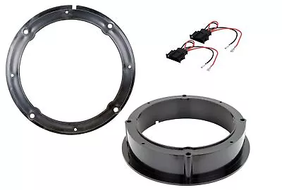 £9.69 • Buy Front & Rear Door Speaker Adaptor Rings Spacers 165mm 6.5  For Vw Golf Mk4 1j