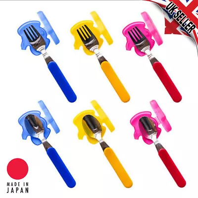 £4.29 • Buy Children BENTO Lunch Travel Spoon Fork With CASE Kids Portable Stainless Steel