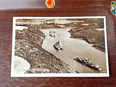 The River Fal Falmouth English Series Postcard • £2