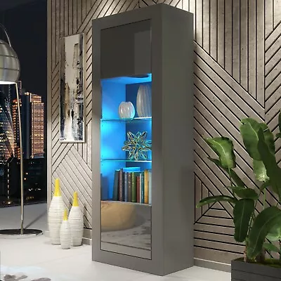 Modern Sideboard Display Cabinet Cupboard TV Stand Living Room With Free LED • £169.90