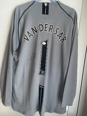 Signed Edwin Van Der Sar Manchester United Jersey With Coa • £140.75