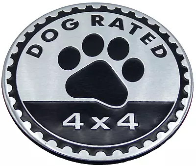 1pc Dog Rated Sticker Decal Emblem 4x4 Badge Auto Truck Fender 6cm 2.36  • $7.78