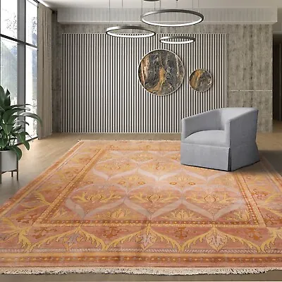 $1199.99 • Buy William Morris Arts & Crafts Super Soft Hand Knotted Wool Area Rug 8'11''x11'7''