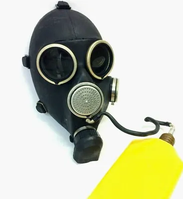 Vintage Gas Mask GP-7V With Drinking Flask Gas Mask GP-7 • $29.99