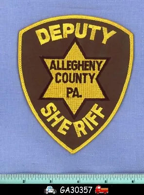 ALLEGHENY COUNTY SHERIFF PENNSYLVANIA Police Shoulder Patch KEYSTONE • $4.99