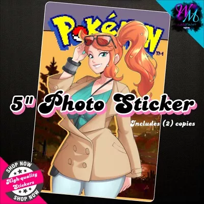Sonia Photo Stickers / Size: 5  / Pokemon Anime Waifu / 2x Stickers-per-order! • $14.99
