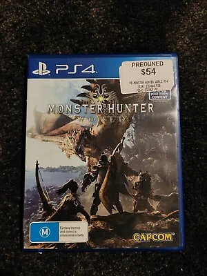 $21 • Buy Monster Hunter: World PS4 (Sony PlayStation 4, 2018)