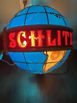 Vintage Schiltz Beer Hanging Light • $925