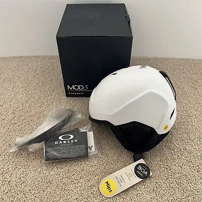 Oakley MOD 3 MIPS BOA Snow Sport Helmet White Size Large (59cm-63cm) • $254.75