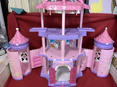 Hasbro My Little Pony Crystal Rainbow Castle Pop Up Palace House 2005 MLP WORKS • $39.99