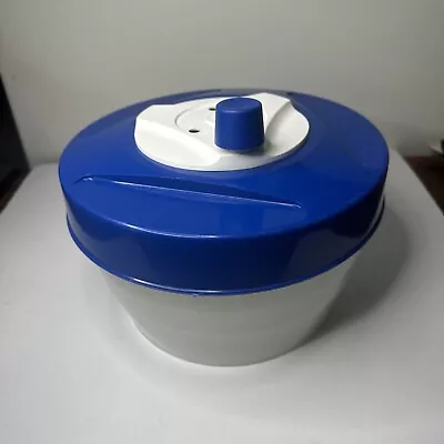 Vintage Triumph Brevet Blue Salad Spinner Dryer • $14.99