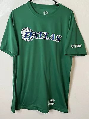 Dallas Mavericks Shirt XL Green Special Edition Mavs Vs Warriors 3.3.22 Mens • $14.95