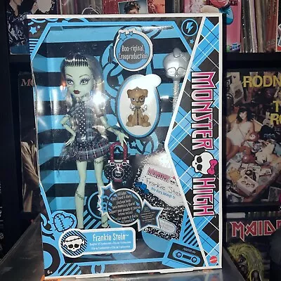 Mattel Monster High Frankie Stein Reproduction Doll With Doll Stand &... • $0.99