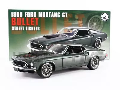 Acme 1/18 - Ford Mustang Bullet Gt Street Fighter - 1969 - 1801847 • $114.95