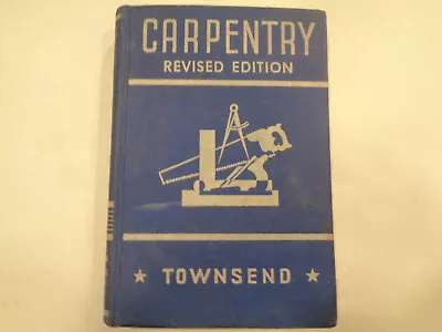 Carpentry 1950 Trade School Mid Century Architecture Plans Construction Interior • $19.99