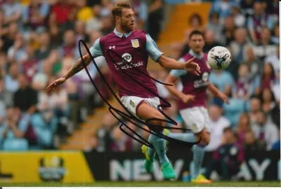 Aston Villa Hand Signed Nathan Baker 6x4 Photo. • £2.99