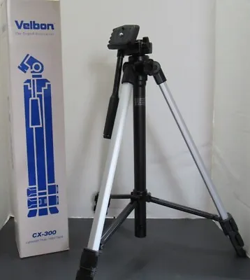 Velbon The Tripod Innovators CX-300 Video Tri-pod In Box EUC • $15.95