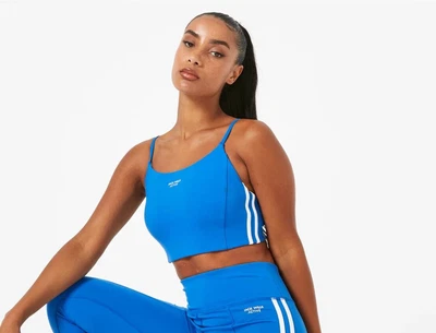 £10.19 • Buy JACK WILLS Womens Blue Active Panel Sports Bra UK 12 Medium BNWT