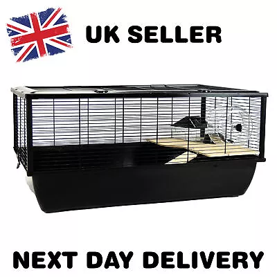 Rat Hamster Cage Grosvenor Grey - Spacious Enclosure + Accessories Included • £62.99