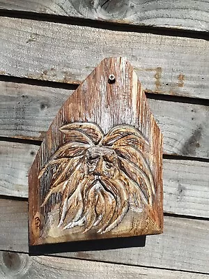 £14.99 • Buy Chainsaw Carved Green Man / Wood Spirit  