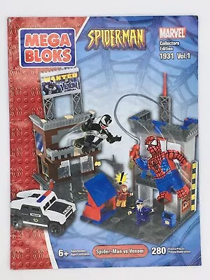 Mega Bloks Spiderman Marvel 1931 Vol. 1 Spiderman Vs Venom Instruction Manual • $5.99