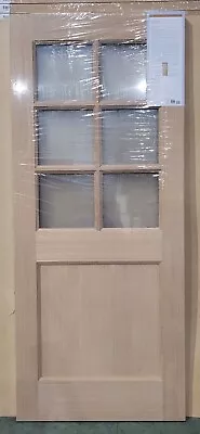 Oak 6 Lite Clear Double Glazed External Door - 3 Sizes Available. • £269