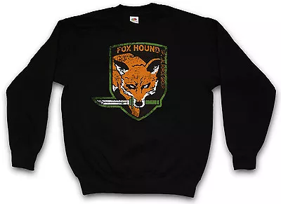 FOXHOUND LOGO SWEATSHIRT SWEATER PULLOVER - Metal Gear Symbol Insignia Solid • £27.22