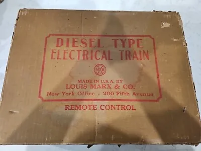 Louis Marx Diesel Union Pacific Omaha Train Set Vtg 5pc Engine Cars In Box Track • $302.99