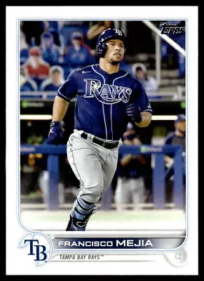 2022 Topps #346 Francisco Mejia Tampa Bay Rays • $0.99