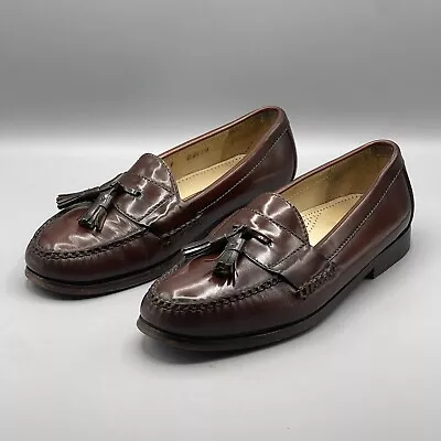 Cole Haan Pinch Tassel Loafer Men’s 9 D Slip On Shoes Brown Leather Moccasin • $28.85